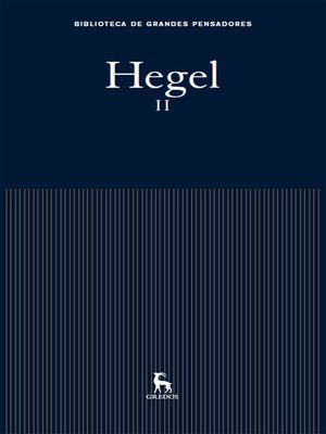 cover image of Hegel II